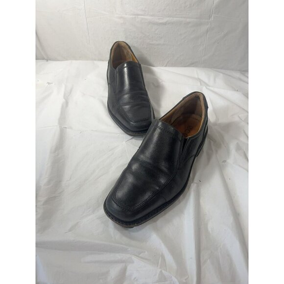 ECCO Seattle Slip On Loafers Black Leather size US 8 Eu 42 - Picture 13 of 15